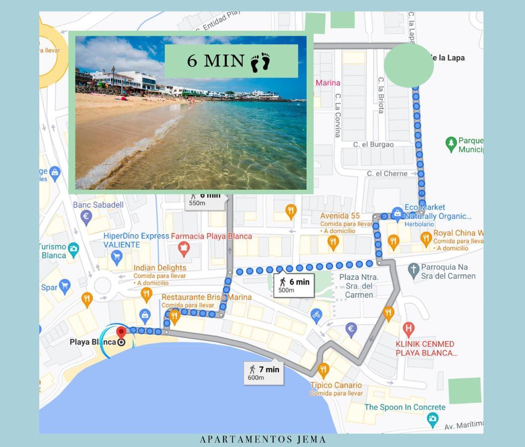 Apartamento Jema, A Un Paso De La Playa Playa Blanca  Exteriör bild